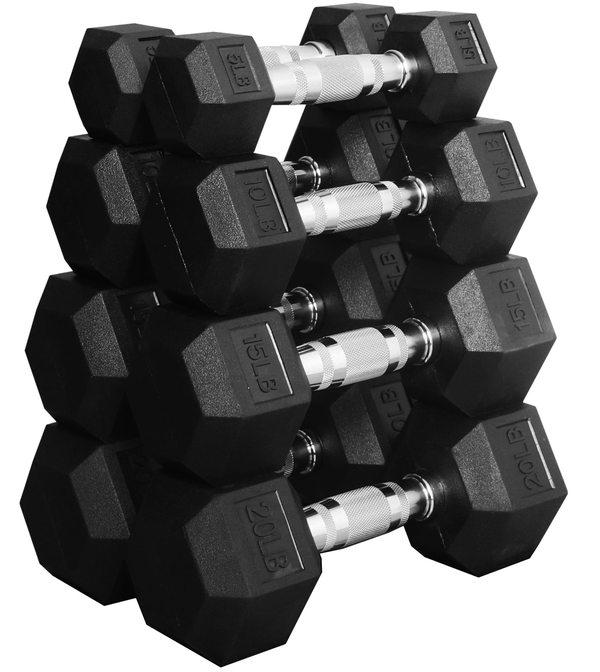 BalanceFrom 100-Lb Dumbbell Set (Pairs of 5, 10, 15, and 20 lbs)