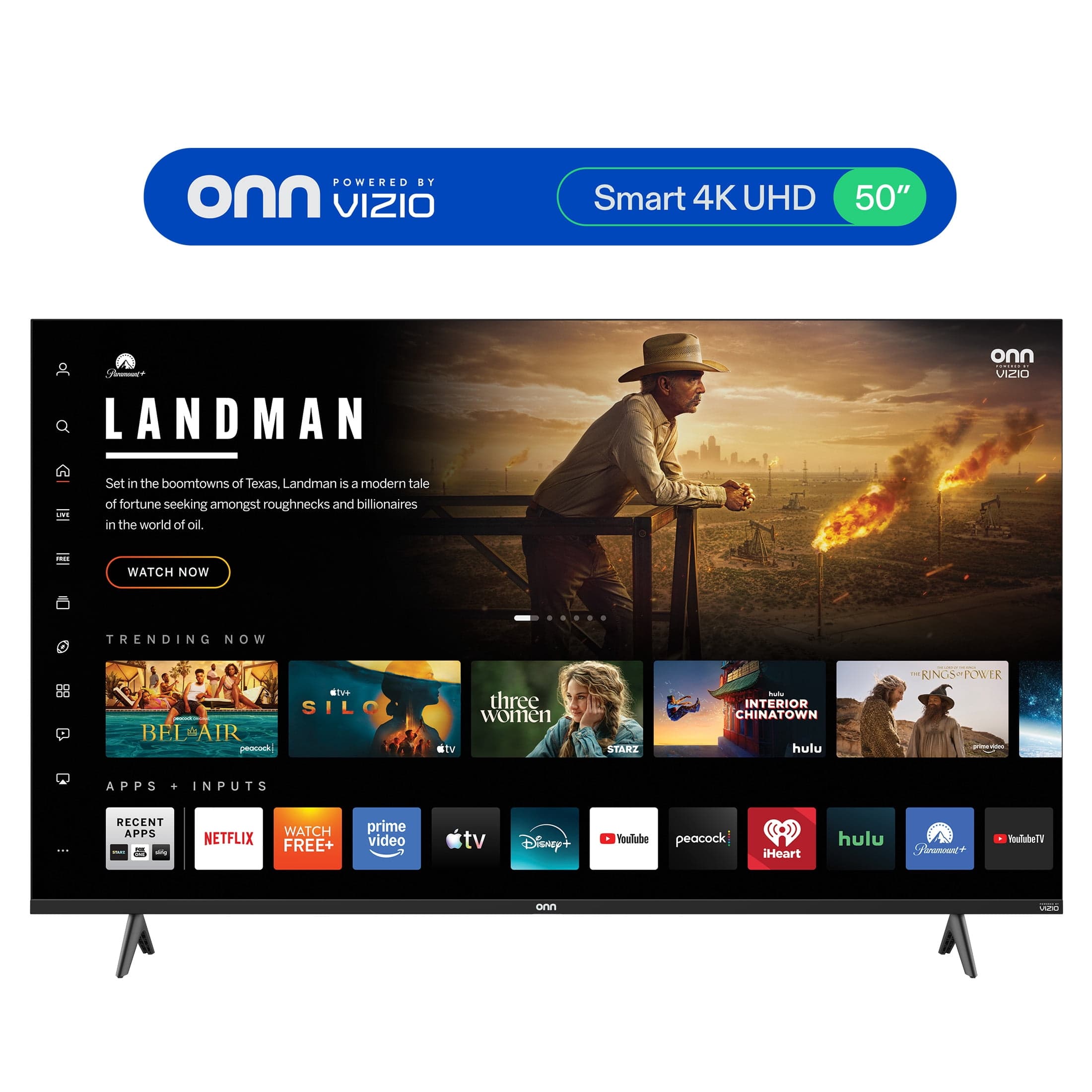 onn 50" Class 4K UHD Smart TV Powered by VIZIO OS (50S4V1)