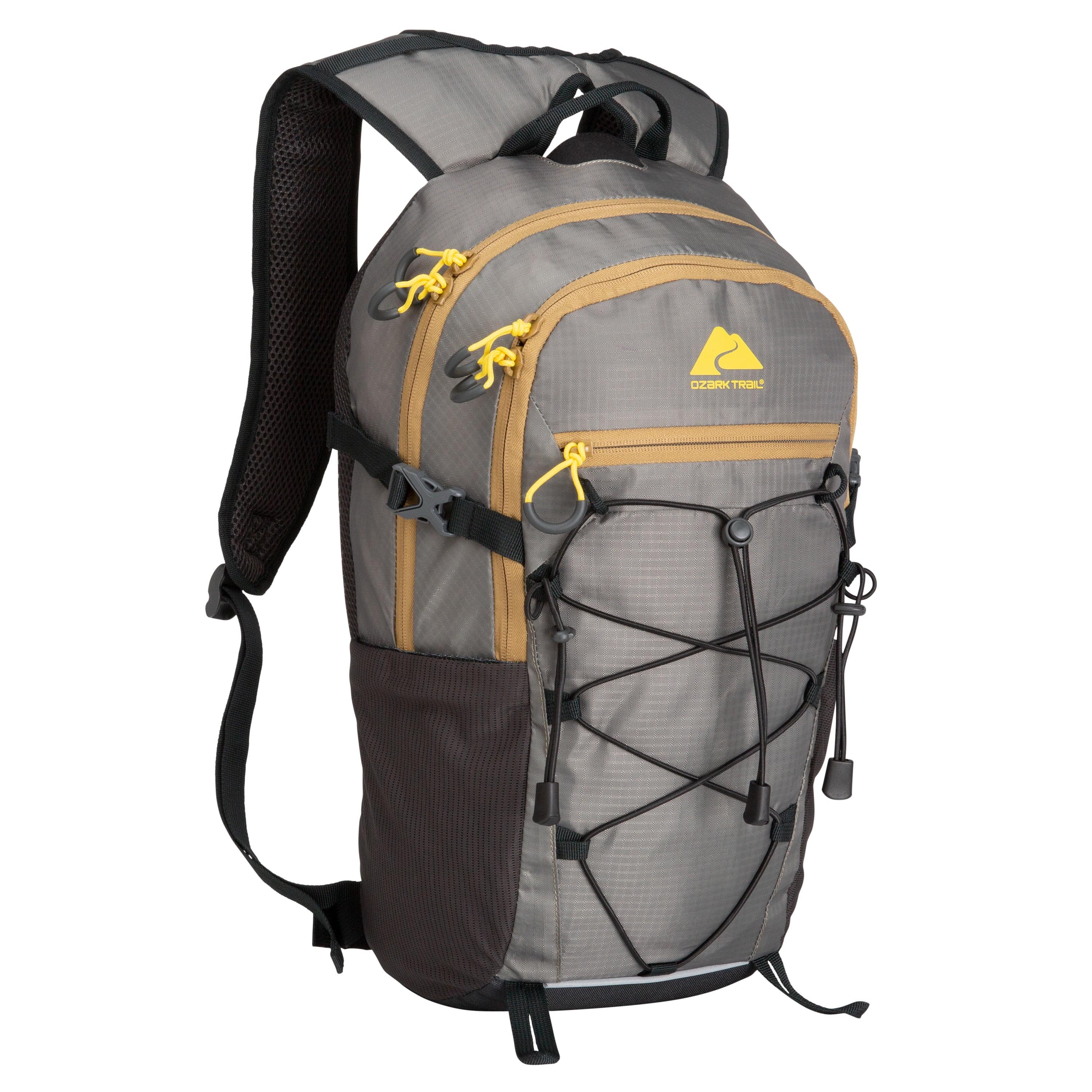 Mochila Técnica Ozark Trail 17L para Senderismo y Camping (Gris)