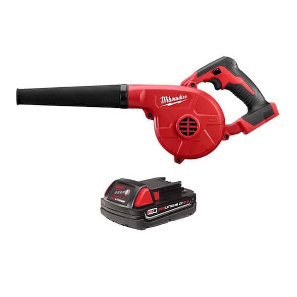 Milwaukee M18 18V Cordless Compact Blower w/ 2.0Ah Battery