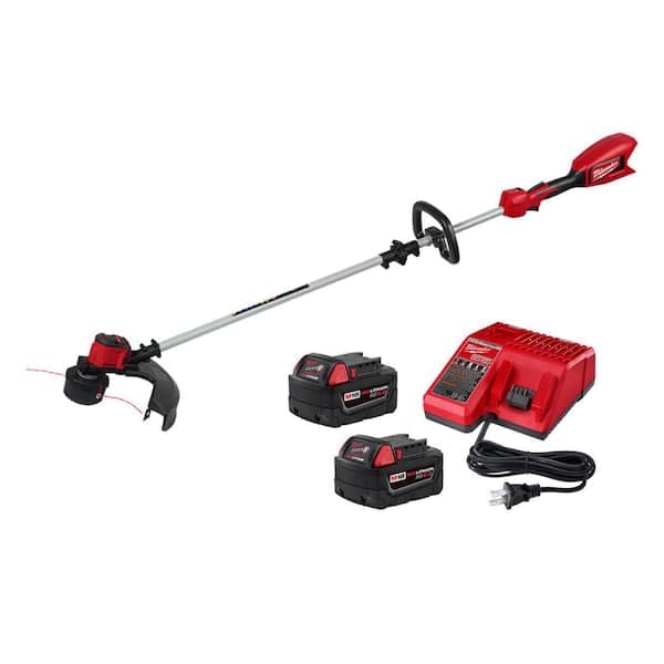 Milwaukee M18 Brushless 18V 16in Cordless String Trimmer w/ 2x 5.0Ah Batteries & Charger 2828-20E-48-59-1852B
