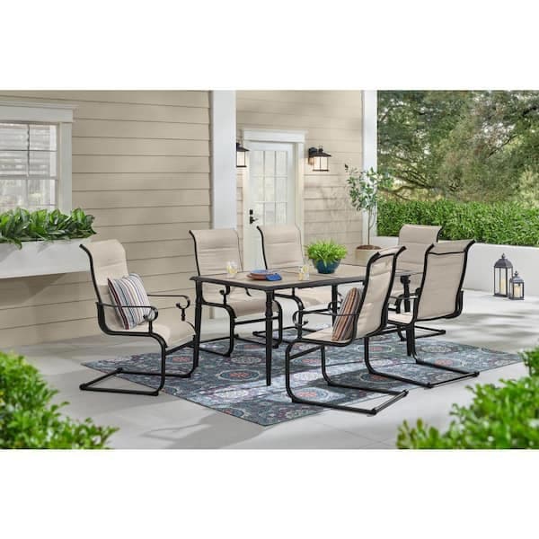 Hampton Bay Glenridge Falls 7-Piece Outdoor Dining Set - 46% Off