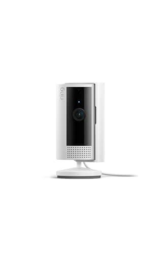 Ring Indoor Cam (newest model) — Home or business security in 1080p HD video, White