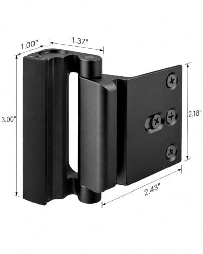 Home Security Front Door Lock, Child Safety Door Reinforcement Lock Latch