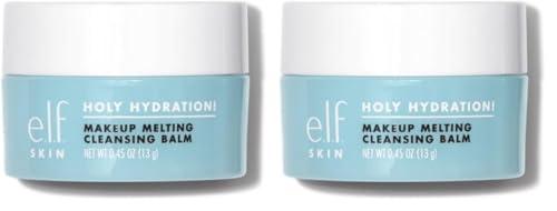 e.l.f. SKIN Mini Holy Hydration! Bálsamo Limpiador Desmaquillante con Ácido Hialurónico (Paquete de 2)