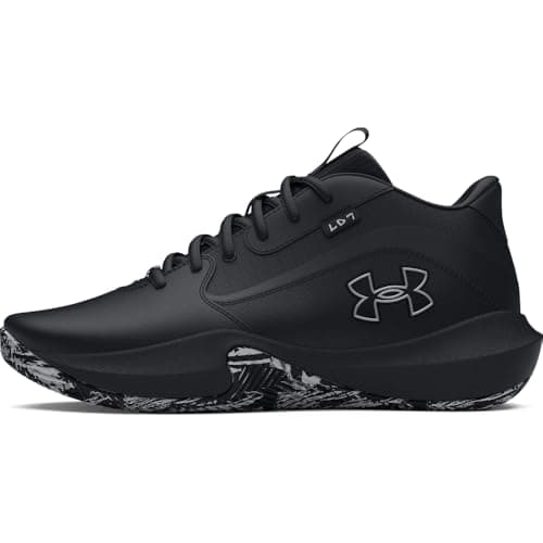 Under Armour Unisex Lockdown 7, (003) Black/Black/Metallic Silver, 8, US