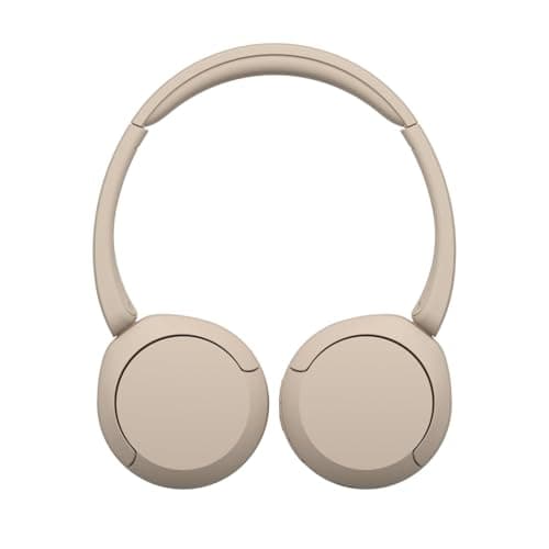 Sony WH-CH520 Wireless On-Ear Bluetooth Headphones with Mic, Cappuccino