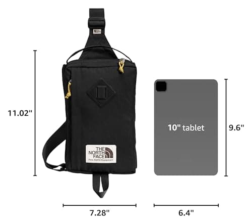 Mochila de Campo The North Face Berkeley, Negro TNF/Dorado Mineral-NPF, Talla Única