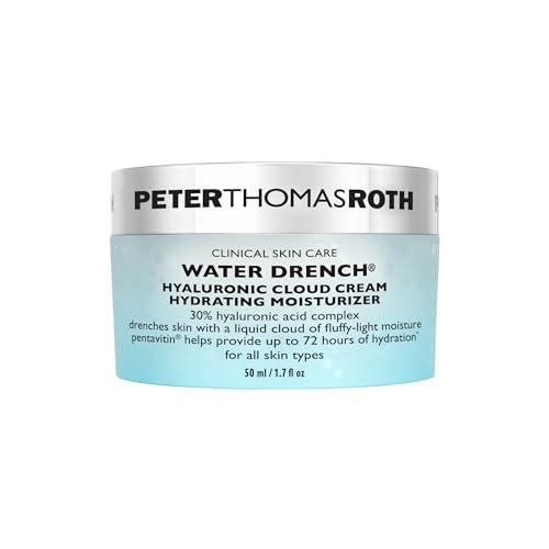 Peter Thomas Roth | Water Drench® Hyaluronic Cloud Cream Hydrating Refillable Moisturizer | Hyaluronic Acid Cream For All Skin Types, Line-Smoothing, Fragrance-Free