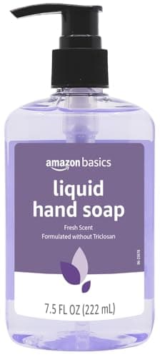 (S&S) Amazon Basics Original Fresh Liquid Hand Soap with Moisturizers, 7.5 Fl Oz (Pack of 6)