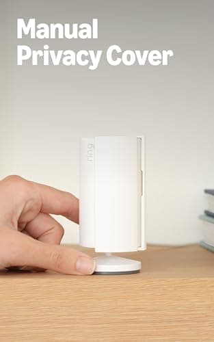 Ring Indoor Cam (newest model) — Home or business security in 1080p HD video, White