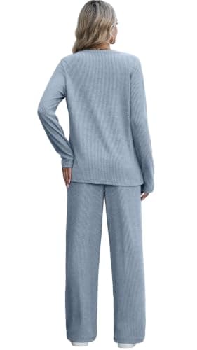 WIHOLL Two Piece Sets for Women Fall Clothes Lounge Matching Set Sweatsuits