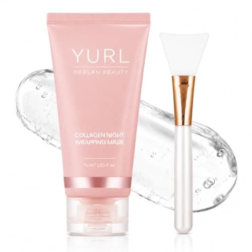 Ailutle Collagen Night Wrapping Mask, Overnight Peel-Off Face Mask for Glass Skin, Hydrating & Firming, Hydrating & Firming Sleeping Mask, Korean Skincare for All Skin Types, 2.53 FL Oz