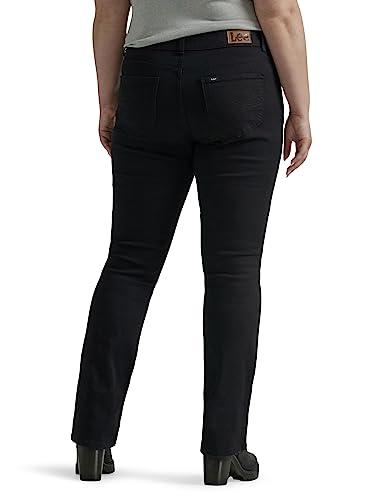 Jeans Lee Mujer Bootcut Tiro Medio Negro