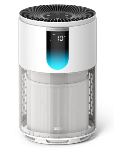 Purificador de Aire DREO para Hogar y Espacios Grandes (hasta 1176 ft²) - HEPA, Modos Inteligentes, Adiós Olores y Alérgenos