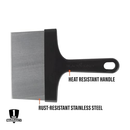 Raspador de Plancha Blackstone de Uso Rudo - 6 pulgadas de Acero Inoxidable