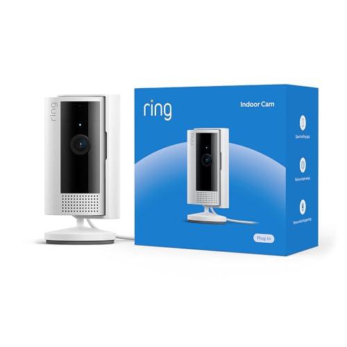 Ring Indoor Cam, Home or business security in 1080p HD video, White