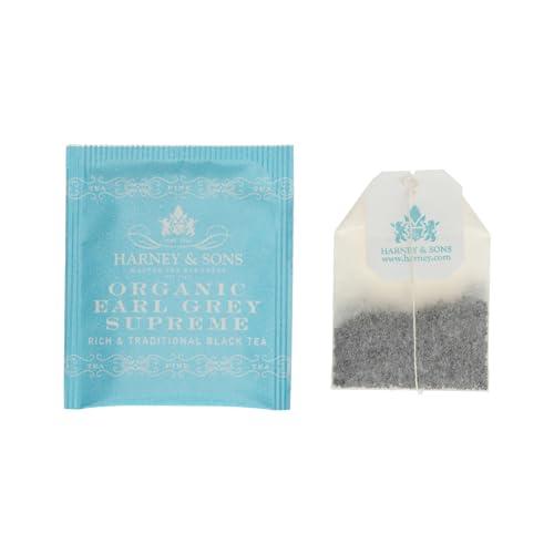 Harney & Sons Earl Grey Supreme Orgánico | 50 Bolsitas de Té con Bergamota