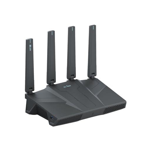GL.iNet GL-BE6500 (Flint 3e) WiFi 7 Router, High-Speed WiFi Router for Wireless Internet w/VPN, 5 x 2.5G Ethernet Port for Fiber Optic Modem, Long Range Large Home, Business & Gami