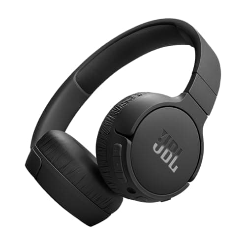 JBL Tune 670NC - Adaptive Noise Cancelling with Smart Ambient Wireless On-Ear Headphones, Up to 70H Battery Life with Speed Charge, Lightweight, Comfortable and Foldable Design (Bl
