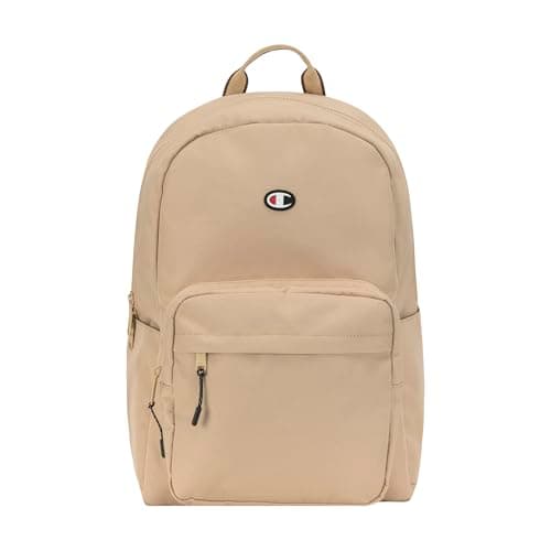 Mochila Champion para Laptop, Correas Acolchadas y Bolsillos para Botella, Caqui Western