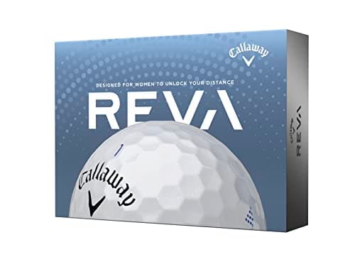 Pelotas de Golf Callaway REVA (una Docena) (Versión 2023, Blancas)