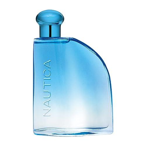 Nautica Pure Blue Eau de Toilette 3.3 fl oz para Hombre: Eucalipto, Cuero y Vainilla, Duradera y de Uso Diario