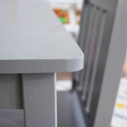 Set de Mesa y 2 Sillas de Madera Humble Crew para Actividades Infantiles - Gris