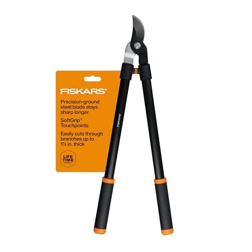 Fiskars 28" Loppers for Tree Trimming, Heavy Duty, Rust-Resistant Sharp Bypass Steel Blade Loppers, Branch Cutter up to 1.5" Diameter Cut Capacity, Shock-Absorbing Handle, Garden T
