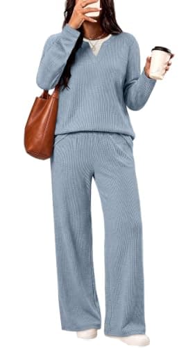 WIHOLL Two Piece Sets for Women Fall Clothes Lounge Matching Set Sweatsuits
