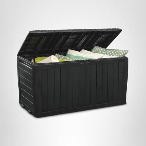Caja Baúl Keter Marvel Plus de Resina para Exterior, 71 Galones