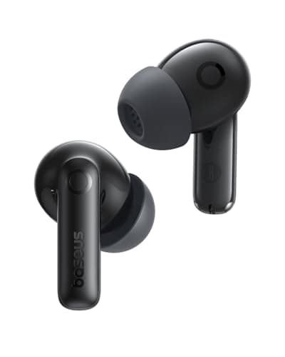 Two Items: Baseus Bass BP1 Pro ANC Wireless Earbuds + 6' 100W USB-C Cable
