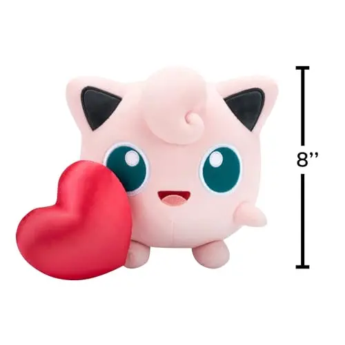 Peluche de Jigglypuff Pokémon con Corazón
