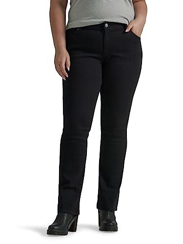 Jeans Lee Mujer Bootcut Tiro Medio Negro