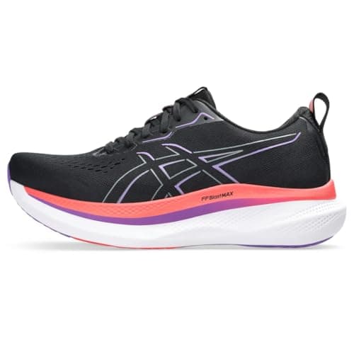 ASICS Men's GLIDERIDE MAX Running Shoe, 10, Black/Flash RED