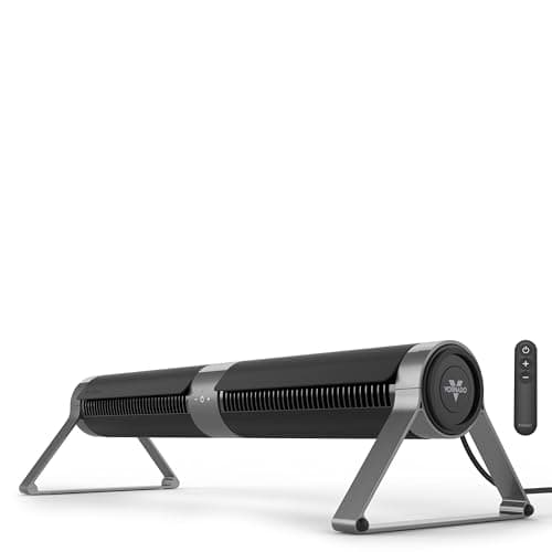 Vornado Airbar 4 Tower Fan and Horizontal Air Circulator with Remote Control, 35-Inch, 3 Speed Settings, Multi-Directional Airflow, Touch Control, Versatile Cooling Power, Magnetic