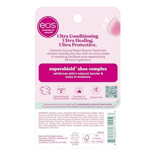 eos The Hero Lip Repair: Bálsamo Labial Fresa para Labios Muy Secos (Paquete de 2)