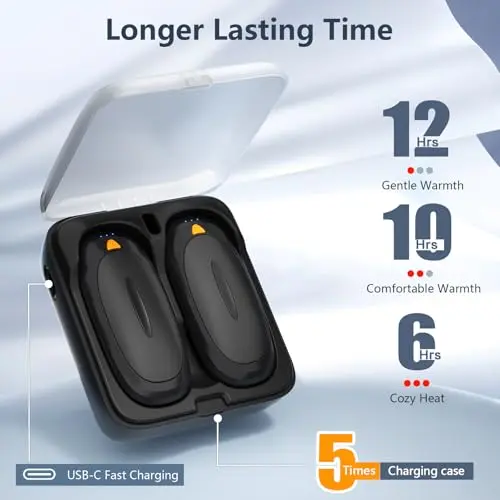 Calentadores de Manos Eléctricos Recargables 3 en 1 (2 Pzas) con Power Bank