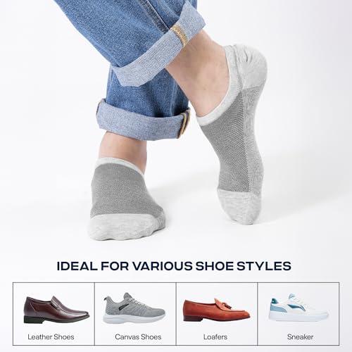 Tines COOLMATE Invisibles de Corte Bajo para Hombre con Talón Antideslizante