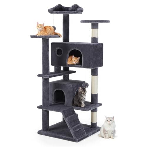 Torre para Gatos Aidoly de 54 Pulgadas con Rascadores de Sisal