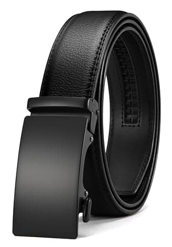 Cinturón de Piel CHAOREN para Hombre - Hebilla Automática (1 3/8")