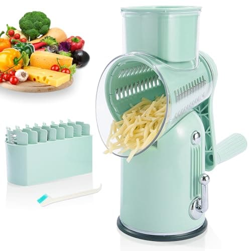 Rallador Rotativo 5 en 1 ENERGEVITY (Verde)