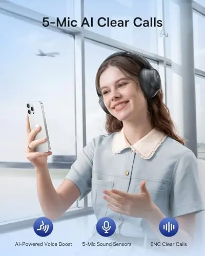 Audífonos Baseus Bass BH1 NC con Cancelación de Ruido Adaptativa y Sonido Hi-Res