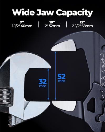 Juego de Llaves Pinza Ajustables toolant CR-V (7/10/12 Pulgadas)