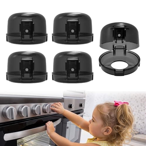 Protectores de Seguridad BBsecure para Perillas de Estufa (Paquete de 5)