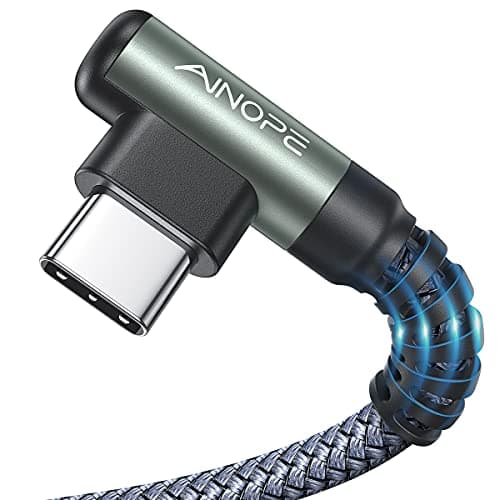 AINOPE USB A to USB C Cable 6.6FT 2 Pack Type C Charger Fast Charging Cord