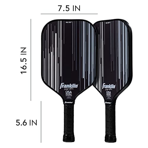 Paleta de Pickleball Pro Franklin Sports Signature Series USAPA - 13mm - Negra