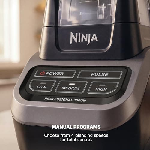 Licuadora Profesional Ninja BL610, 1000W, Tecnología Total Crushing, Vaso 72oz