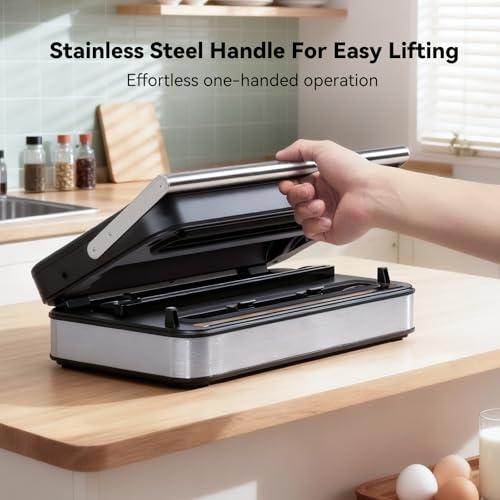 Sellador al Vacío Automático 95kPa 10 en 1 de Acero Inoxidable