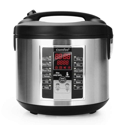 Olla Multicocina COMFEE' 12 en 1 (5.2 Qt) - Arrocera, Vaporera y Más